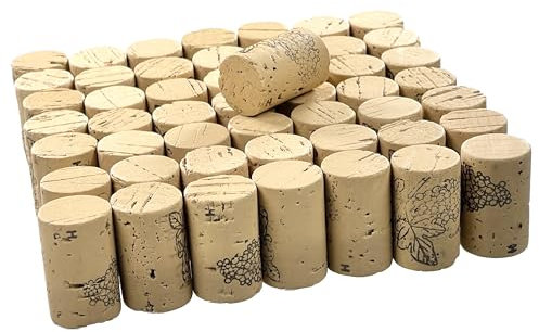 Premium Weinkorken Naturkorken 38x24mm für perfekte Getränkeabfüllung – Ideal für handelsübliche Flaschen (25)