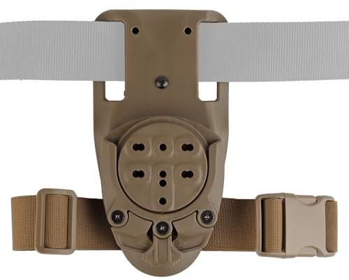 Taktisches Pistolenholster Schnellbefestigungssystem, 360 Grad Winkel Drop Leg Plattform Holster Adapter