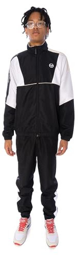 Sergio Tacchini Alettone Trainingsanzug Herren schwarz weiß M
