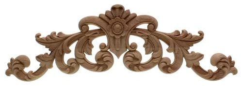 XBHGSY Mobili Decorazione Applique Accessori Per La Decorazione Della Casa In Legno Ante E Finestre Di Armadi In Legno Piccole Applicazioni Floreali Decorative Mini 2 Pezzi 64 * 20 Cm