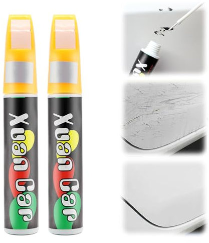 Matame Car Scratch Remover Pen,Auto Lackstift, Auto Reparatur Lack Auto Pinsel, Lack Reparatur, Auto Kratzer Reparatur Stift, Lackstift Auto Lack Reparatur für Auto Kratzer Reparatur (Perlweiß)