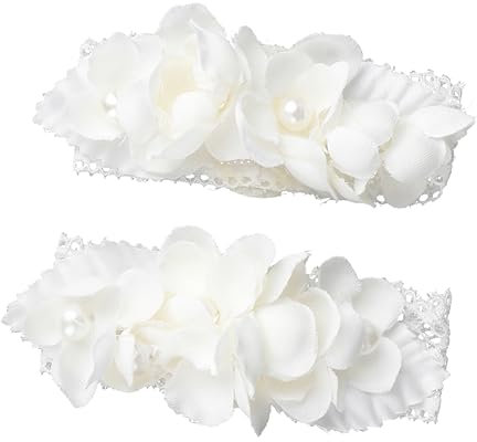 MUSISALY Lot De 2 Bracelets Décoratifs en Forme De Roses Artificielles À Suspendre pour Mariage Ornement Créatif À La Main