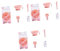 Baluue 3sets Diy Face Mask Kit Set for Women Beauty Mask Bowl Spoon Stick Measuring Cup Tool Set Cosmetics Accessories