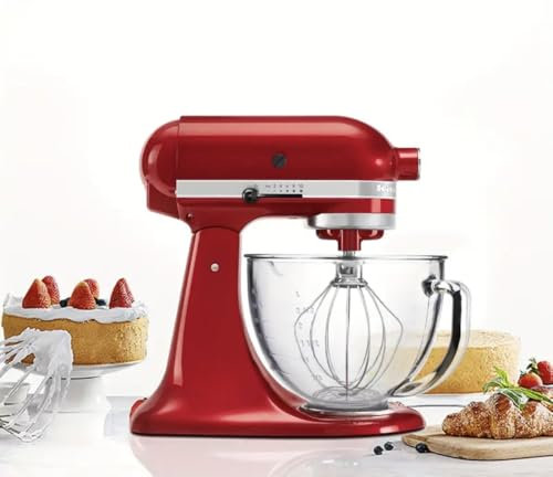 Welikekitchen Glass Bowl 4.7 Litre 5KSM5GB for KitchenAid Food Processors