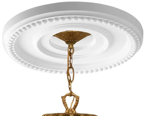 Ceiling Fan Medallion - Decorative Ceiling Medallions,Decoration Rose Base for Molding Canopy Lighting Board Living Room Bedroom Wall Chandelier Home