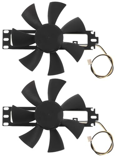 Zerodeko 2pcs Universal 85mm 18V Induction Cooker Cooling Fan - Electric Stove Ventilation Fan - Cooktop Heat Diffuser Replacement for Kitchen Appliances