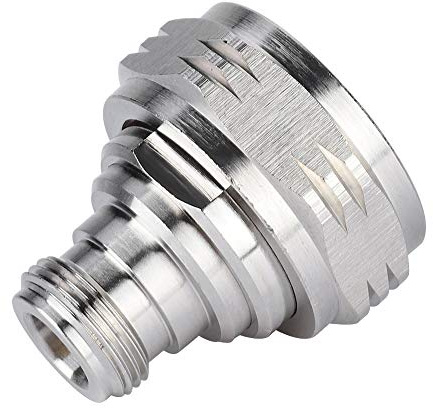 BONKZEBU 7/16 DIN-Stecker auf N-Buchse, Gerader Stecker, Effizienter HF-Adapter für RG8 RG213-Kabeladapter für den Gewerblichen Einsatz