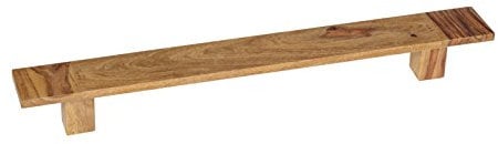 Woodkings® Handtuchhalter Leeston Echtholz Palisander massiv 85cm Handtuchstange Massivholz Badmöbel Wandregal