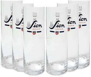 Sion Kölsch Glas/Gläser/Stangen - 6x 0,3L