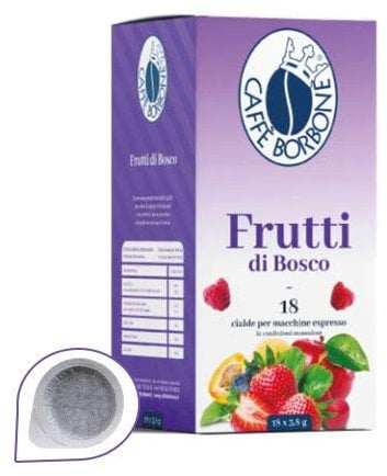 108 Cialde Filtro Carta 44Mm Caffe' Borbone Infuso Frutti Di Bosco