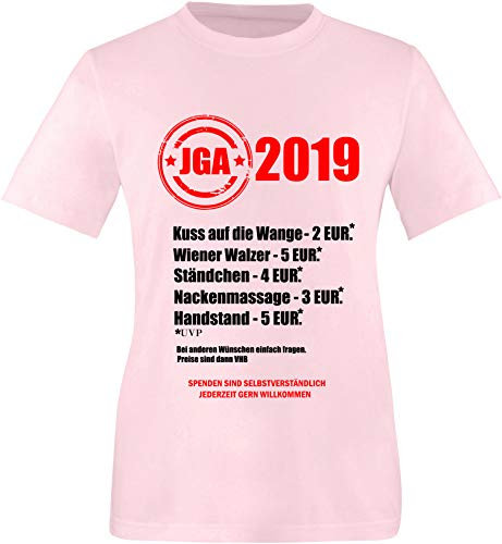 EZYshirt® JGA 2019 Junggesellenabschied Preisliste T-Shirt Herren