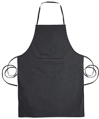 My Custom Style Delantal 65% poliéster 35% algodón negro 66 x 91 cm