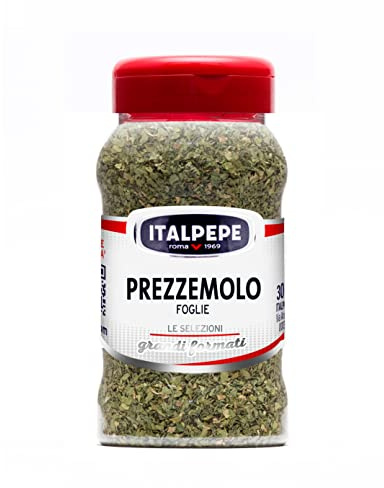 Italpepe, Prezzemolo Foglie, Sapore Fresco e Aromatico, Ideale per Valorizzare le Verdure Crude e Alla Griglia, Insalate e i Carpacci, Confezione 70 gr
