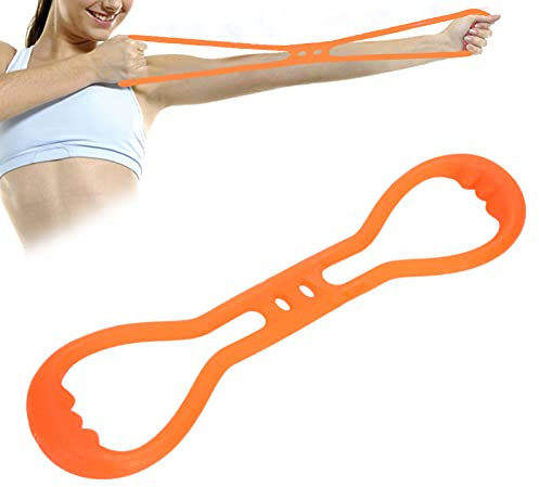 Widerstandsband, Körperübungs-Widerstandsband Haushaltsfitness Elastic Stretch Training Band Gürtel Zum Dehnen von Mobilitätstrainings Aufwärmen Erholung Powerlifting(Orange)