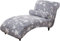 QHDXL Stretch Relaxliege Schonbezug ohne Armlehnen Elastische Chaiselongue Schonbezüge Abdeckung Liegesessel Bezug Sofabezug rutschfest Relaxsessel Bezüge Hellgrau (Color : Color-26)