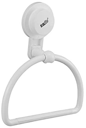 Vetrineinrete® Porta asciugamani ad anello da parete con ventosa appendi asciugamano a muro accessorio da bagno