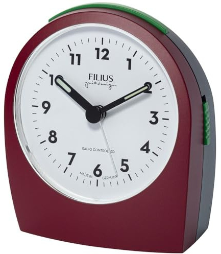 Filius 0545-1 Funkwecker Weinrot-Graphit