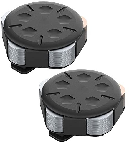 HDYS 2Er-Pack MüNzspender - Tragbares MüNzetui mit, Kleingeldhalter, Minimalistische GeldböRse zum Sammeln Von MüNzen (2Er-Pack, Schwarz)