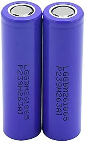3.7V 2600Mah Batterie Ricaricabili Batterie Ricaricabili, Ricaricabili per Power Bank Microfono Radio Faro Telecomando Stampante Portatile Luce di Emergenza,2pieces