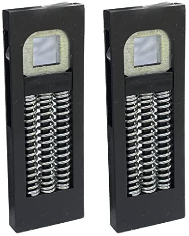 G Genius uPVC Replacement Door Handle Springs Cassette Pair - Stop Sagging Handles, Black