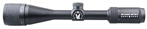 DIVISION OPTICS Zielfernrohr - Dart Pro 6-18x44 inkl. Montage - Gewehrzielfernrohr ideal für Luftgewehre, Kleinkaliberwaffen, Armbrust - 25,4 mm - mit Stickstoff gefüllt und absolut wasserdicht