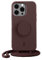 PopSockets x Just Elegance iPhone Hülle - Necklace Case - Handyhülle kompatibel mit iPhone 14 Pro 6,1 - iPhone Schutzhülle mit Abnehmbarer Kordel und Fingerhalter I (Truffle)