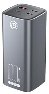 Powerbank PD 100W 20000mAh USB C Externer Akku Schnellladung Tragbares Ladegerät für Laptop, iPhone, Tablet, Galaxy, Huawei und Mehr