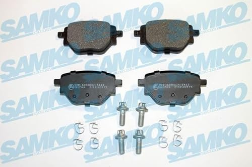 SAMKO 5SP2175 Bremsbelagsatz Bremsbeläge Hinten Kompatibel mit OPEL Corsa F
