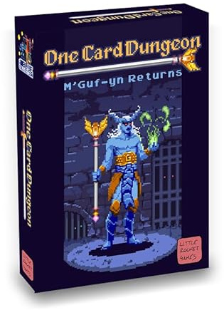 Little Rocket Games One Card Dungeon Erweiterung M'GUF-YN Returns Brettspiel in Italienisch und Englisch