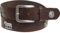 Harrys-Collection Herren Hochwertiger Trachtengürtel mit Edelweiß und Kuhmotiv, Bundweite:Bundweite 115 = Gesamtlänge 129, Farben:dunkelbraun