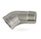 Edelstahl Fitting #121 Winkel 1/2 Zoll IG/AG 45° Rohrwinkel Gewindefitting