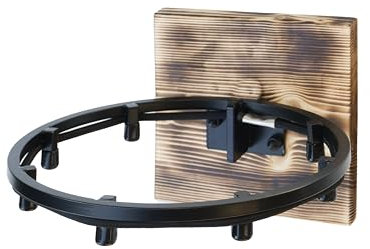 QLS Müllsackständer U3 Sackhalter Sack Wandhalterung Müllbeutelständer Holz Abfalleimer nützlich für die Mülltrennung