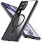 OWKEY Hülle für Samsung Galaxy S24 Ultra 5G 6,8 für Magsafe mit Panzer Glas,[Schutz in Militärqualität] Stoßfest Magnetisch Handyhülle Samsung S24 Ultra Case Dünn Outdoor Cover Schutzhülle, Schwarz