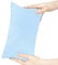 Winmany Mini-Kissen, 27,9 x 17,8 cm, maschinenwaschbar, kleine Kissen, einfarbig, kleines Nickerchenkissen für Erwachsener,Hunde, Reisen (Blau)