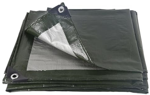ALI2 3mx5m Bache de Protection Exterieur,Bâche Imperméable avec Oeillets en Aluminium,Bache Etanche,Bache Protection Bois (3mx5m)