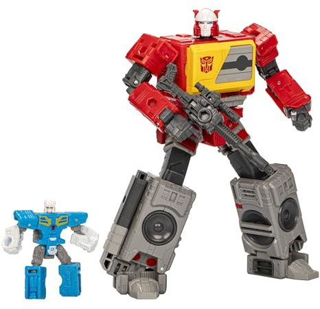 Transformers Studio Series Voyager The The Movie 86-25 Autobot Blaster & Eject, 6.5-inch Converting Action Figure, 8+