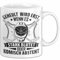 Geheult Wird Erst Wenn Es Stark Blutet Eishockey Tasse Geschenk Eishockey-Spieler Kaffee-Becher (Weiß)