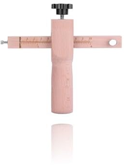 Cortador de correa y tira de madera para cortar a mano cortador de correas de cuero herramienta de manualidades con 5 cuchillas cortador tiras cuero Accessoires de maroquinerie