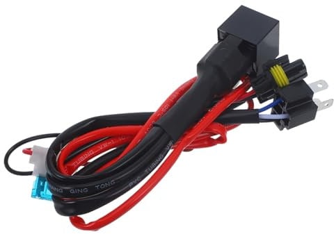SEWOART H4 Stecker Scheinwerfer Umbau Kabelbaum Adapter Kabelbaum Für Nebelscheinwerfer Steckdose Kabelbaum Scheinwerfer Stecker Kabel Für Zubehör