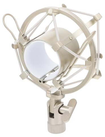 Toyvian 1pc Portable Desktop Microphone Stand Adjustable Anti- Table Mic Mount for Use Construction for Stability for Sound Quality for Recording and Streaming