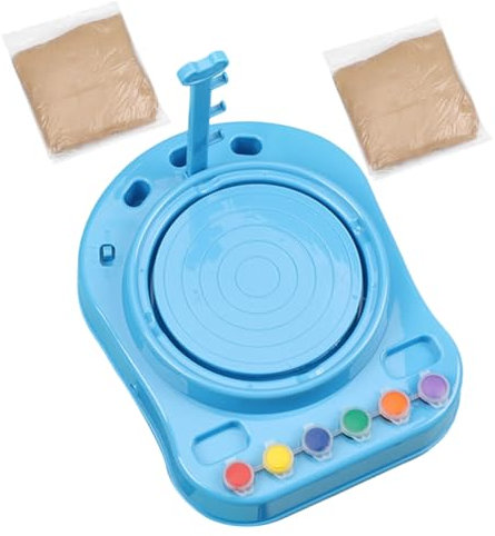 ibasenice 1juego Plato Giratorio De Arcilla Para Escultura Turntable Manual De De Soporte Para Pigmentos y Lápiz Material Plástico Resistente