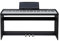 keymaXX Digital Piano 88 Tasten, leicht gewichtet, 128 Stimmen, Metronom, Dual/Split-Mode, Hall/Chorus Effekte, USB MIDI, inkl. Ständer & Pedal, Schwarz, ideal für Einsteiger & Fortgeschrittene