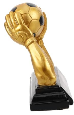 MUELODSIC Fußballtrophäe Für Den Ersten Platz Manntrophäe Torwart-stürmer-Design Für Fußballwettbewerbe
