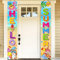 Sommerbanner Hello Summer Tür Hawaii Girlande Hängend Tür Banner Sommerfest Deko 30 * 180 CM Couplets Sommerdekorationen für Veranden, Terrassen, Fenster, Wände Haustür Veranda Deko