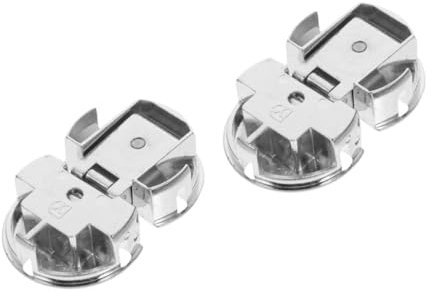 DIYEAH 2 Pièces charnière de table à manger tableau charnières charnieres pour placards visserie Charnière fonctionnelle gond de portail charniere porte charnière demi-ronde aussi Silver