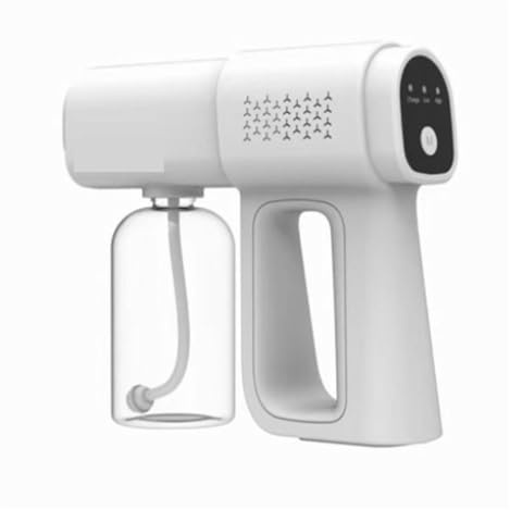 Pistola pulverizadora atomizadora de Mano de 380ml, máquina pulverizadora de Niebla, nebulizadora ULV eléctrica inalámbrica for pulverizador de jardín y Oficina Multiusos, fácil de operar