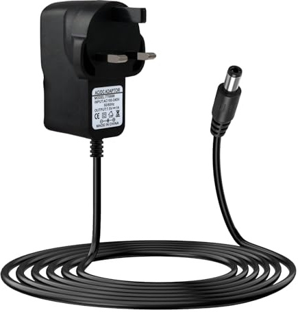 7.5V Radio Mains Adaptor for Roberts Elise, DC 1A Replacement Power Supply Charger for Roberts Elise DAB/FM/RDS Play20 for Gemini45/59 Revival iStream2 Digital Radio with 1M/3.3ft Cable and UK Plug