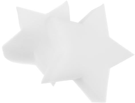 Gatuida 8pcs White Star Shaped Oil Absorbing Pool Sponge for Hot Tub and Spa, Sponge Material Grime Removal and Maintenance Reduction, for Swimming Pool Cleaning