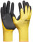 Gebol - Pro Tex, Arbeitshandschuh mit wasserfester Doppel-Beschichtung, gute Passform und Griffsicherheit, Inhalt: 1 Paar, Größe L (Gr. 9), Farbe: Gelb/Schwarz