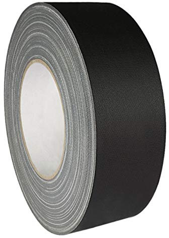 KLEBESHOP24 Premium Gewebeband matt zum Bündeln und Abkleben, starke Soforthaftung, wiederablösbar, schwarz 30 mm